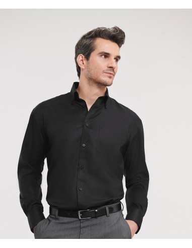 RUS-0R956M0-Men's Long Sleeve Classic Ultimate Non-Iron Shirt